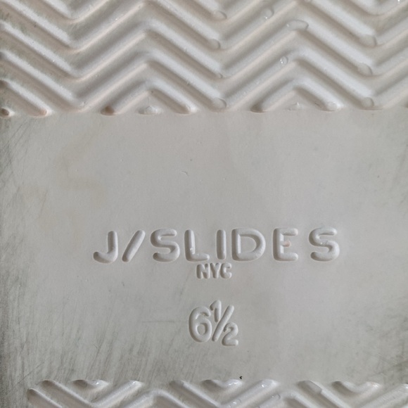 J/Slides Lightweight Dede White Platform Weave Sneakers. Size 6.5 - Picture 9 of 11